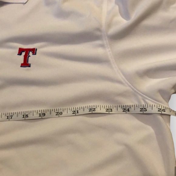Antigua • Texas Rangers White Polo Shirt - XL - Picture 10 of 12